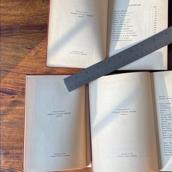 3 Rudyard Kipling Vintage Books (Maroon Brick Red) American Notes Barrack Notes - Picture 8 of 11